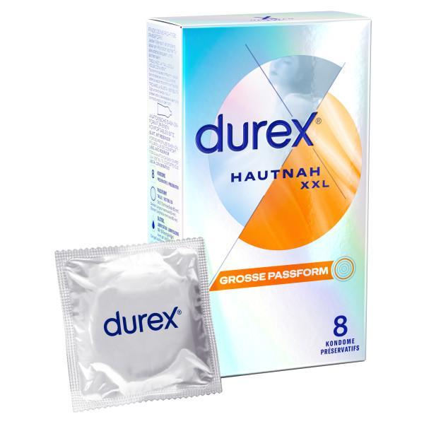 Durex Hautnah XXL Condoms 8 pcs, Extra Thin, Ø 60 mm