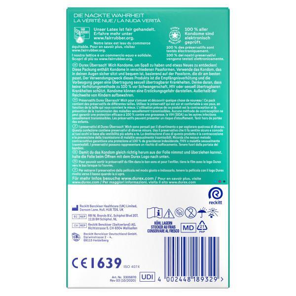 Durex Überrasch Mich Condoms Mix 10 pcs, Ø 52 - 56 mm