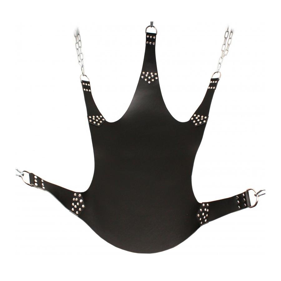 Master Sling Leather Mat 5 Points Black