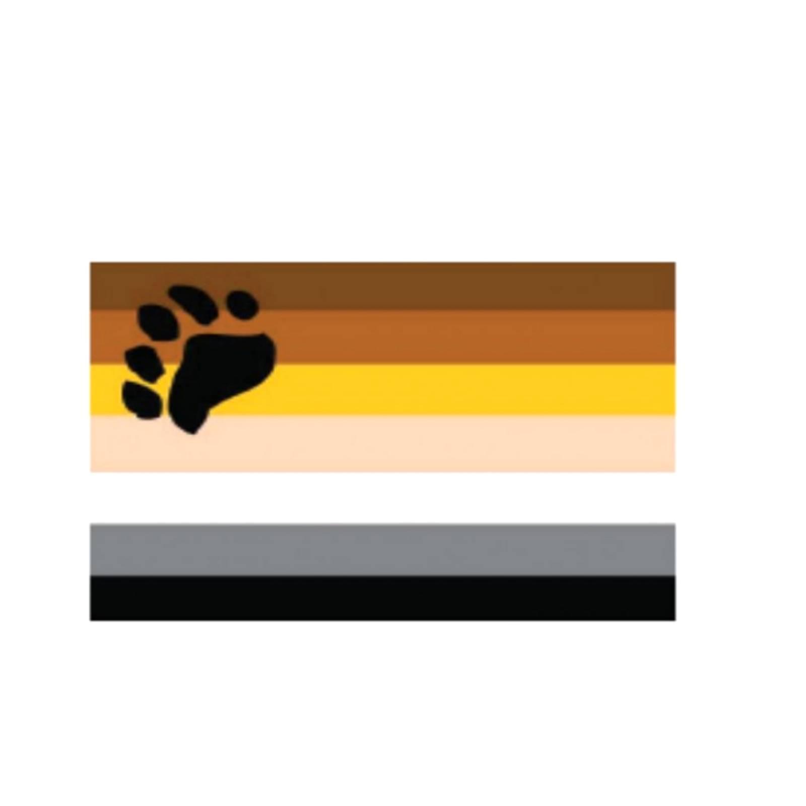 Bear Pride Sticker 76 x 115 mm
