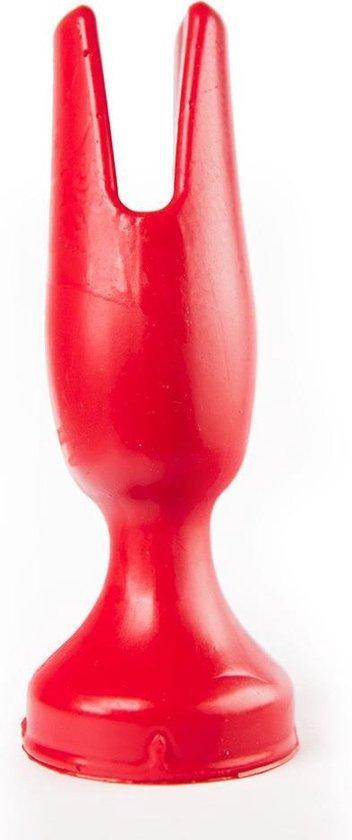 ZIZI XXX Prong Butt Plug, 18 cm, Red