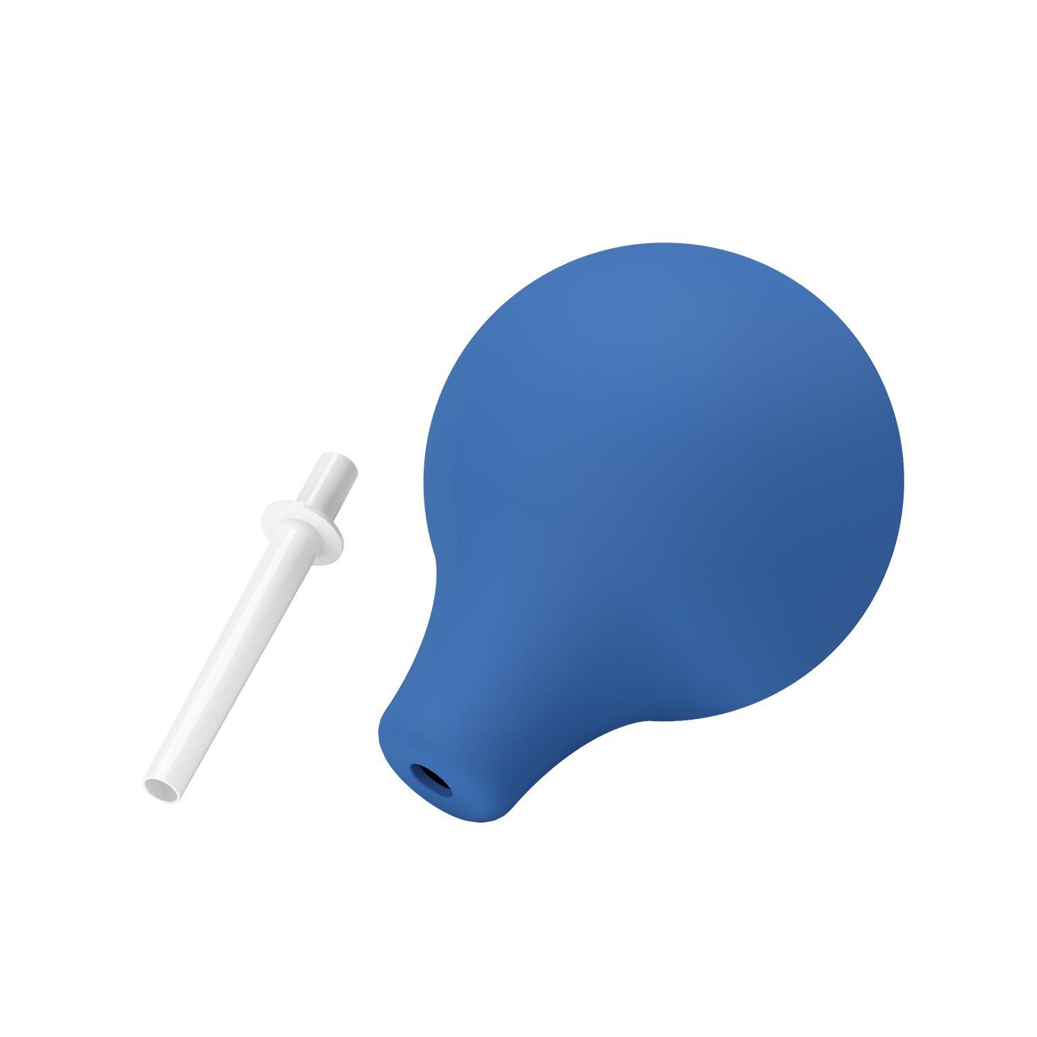 MR PLAY - Anal Douche Enema Cleaner, the nozzle length: 75mm, capacity: 224ml, Color: blue&White