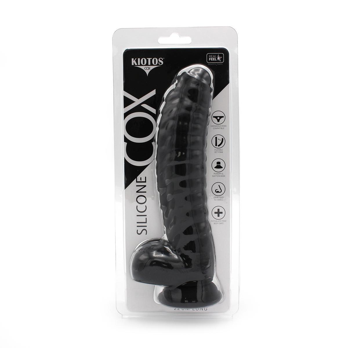 Kiotos COX  044 Silicone, 22 cm, Black