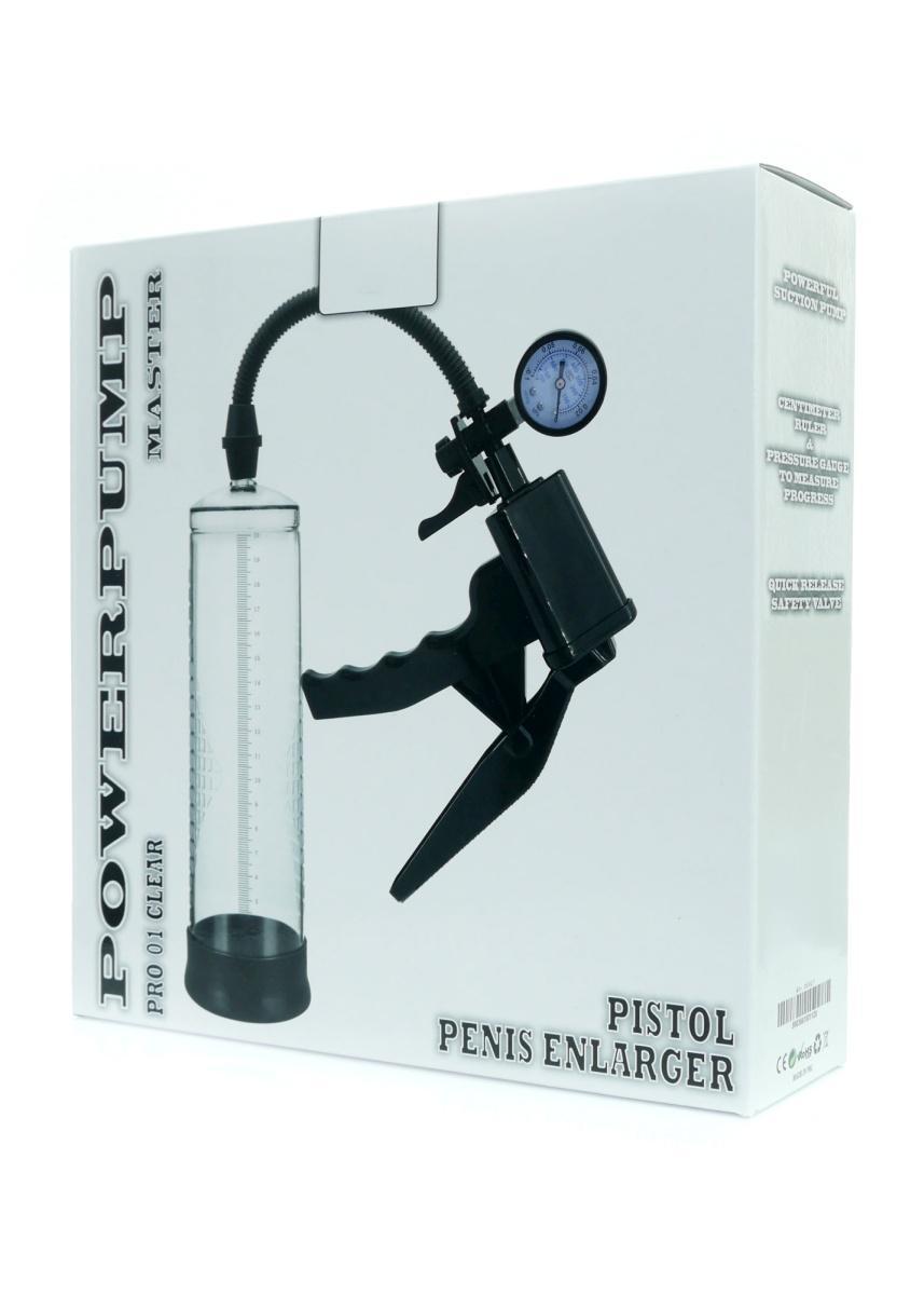 Powerpump Penis Pump PRO 01, Black & Clear