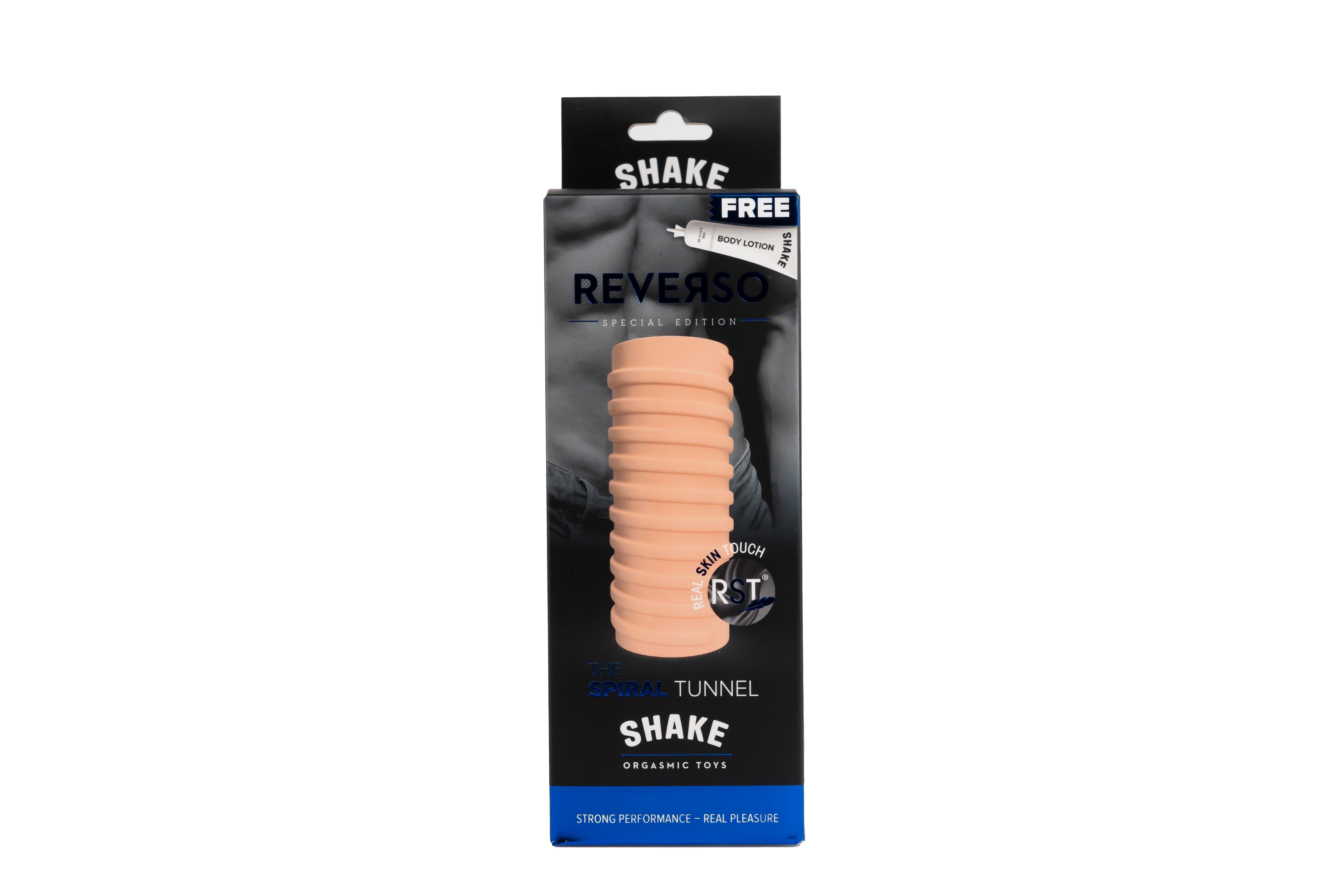 Shake Reverso: The Spiral Masturbator, 14,5 cm, Flesh