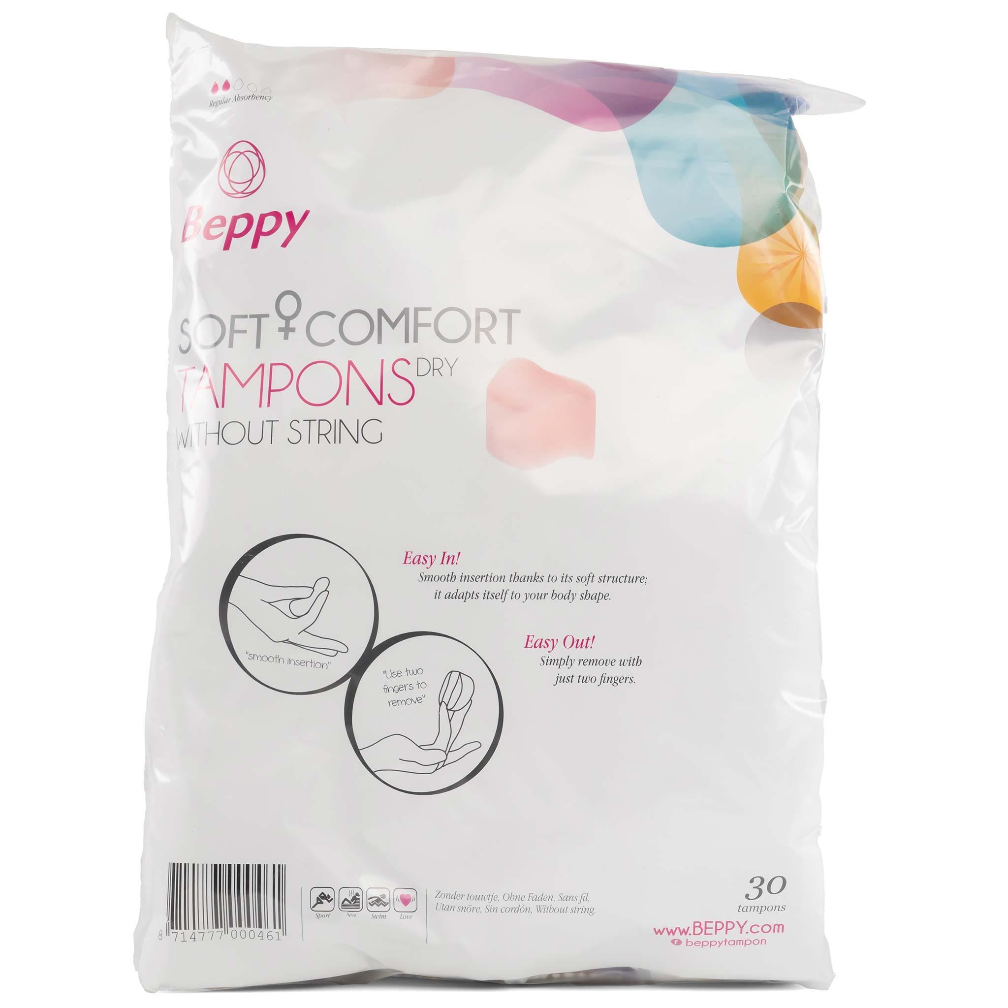 Beppy Soft &amp  Comfort Tampons DRY, Stringless, 30 pcs
