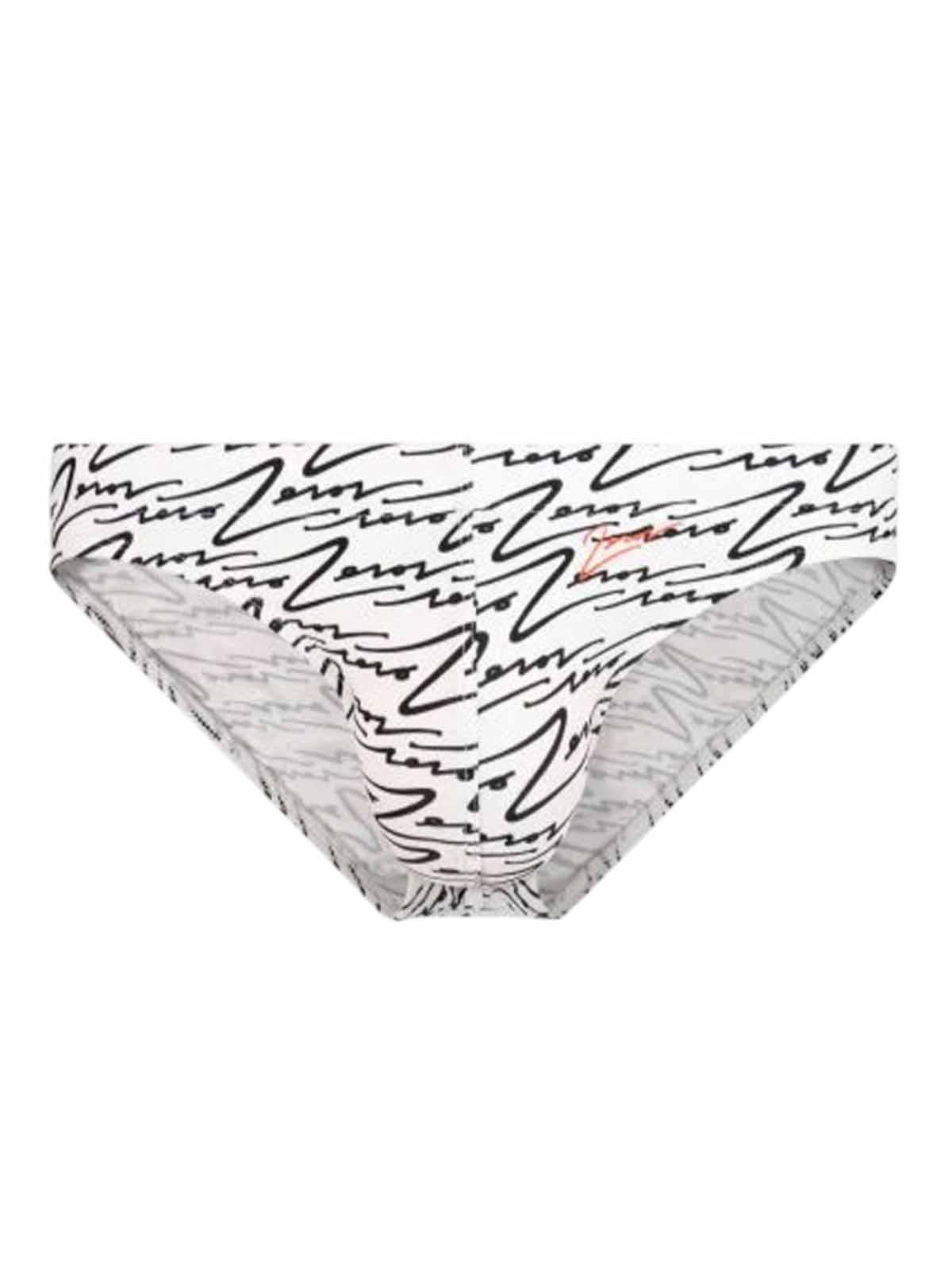 2Eros V20 Signature Print Swim Brief B&W - Size: XL