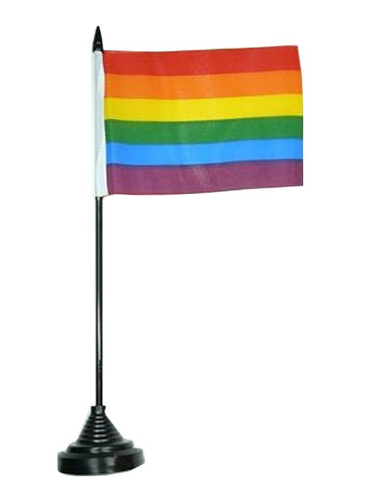 Gay Pride Rainbow Table Flag