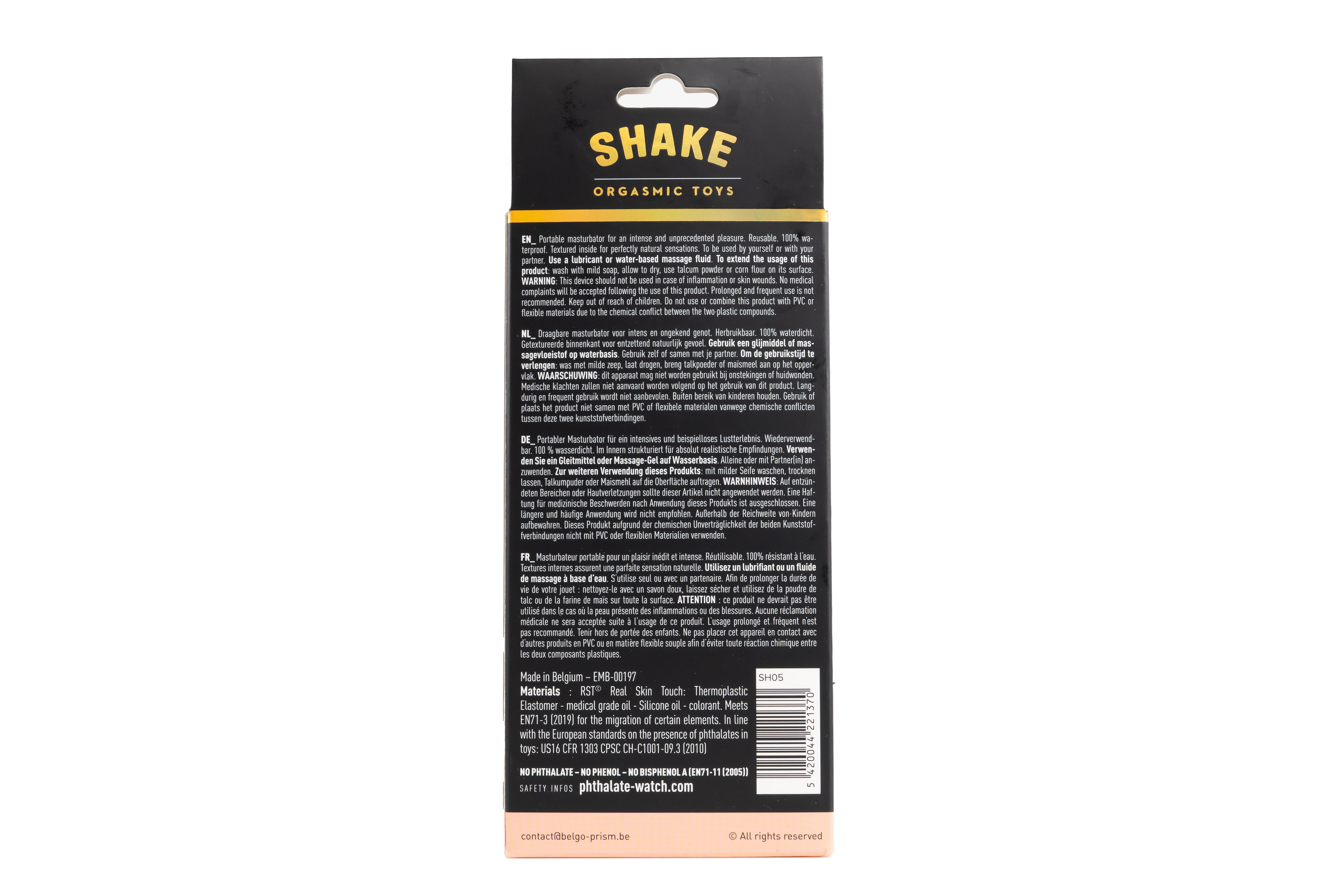 Shake Mouth Hug Masturbator, 16cm, Flesh