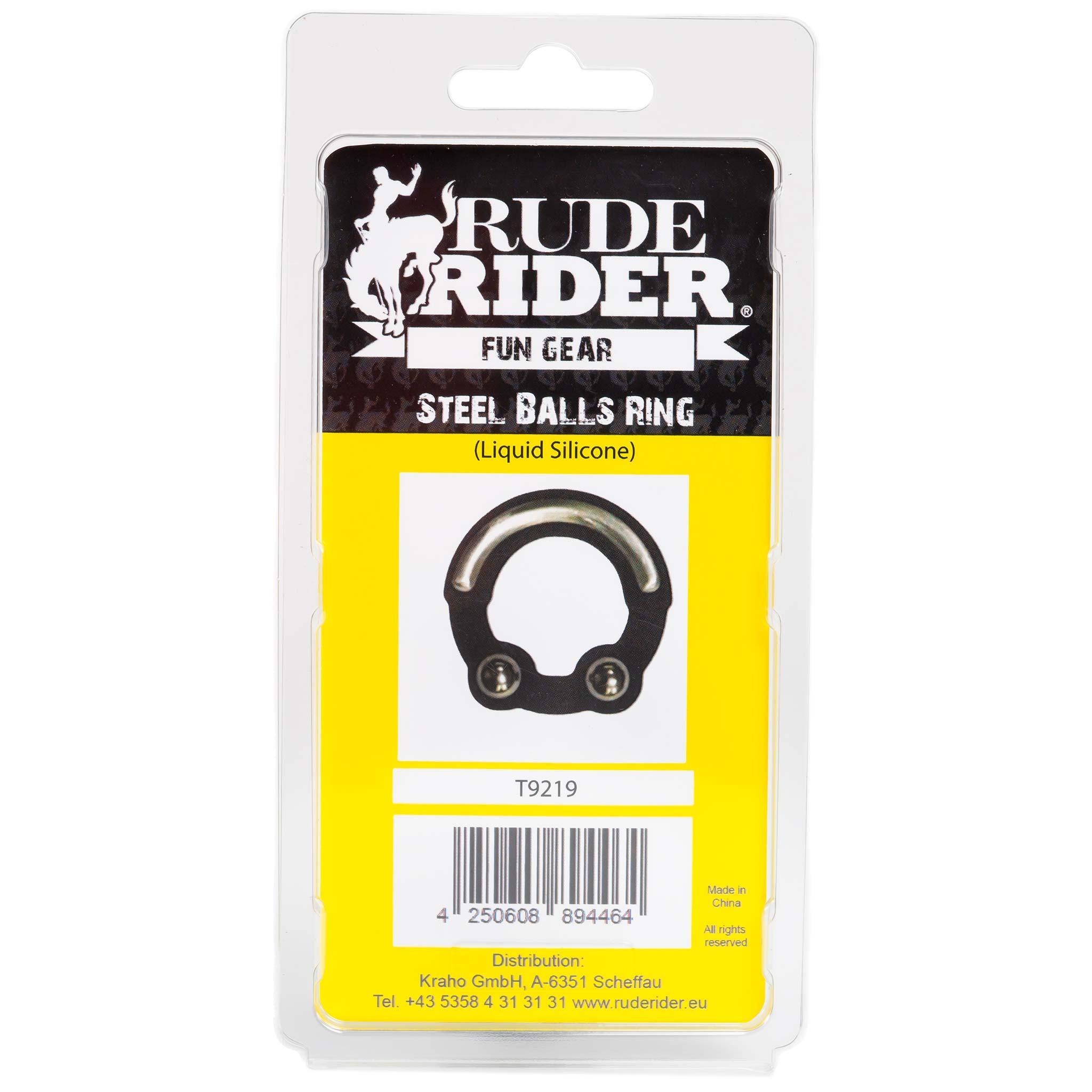 RudeRider Steels Ball Ring, Black