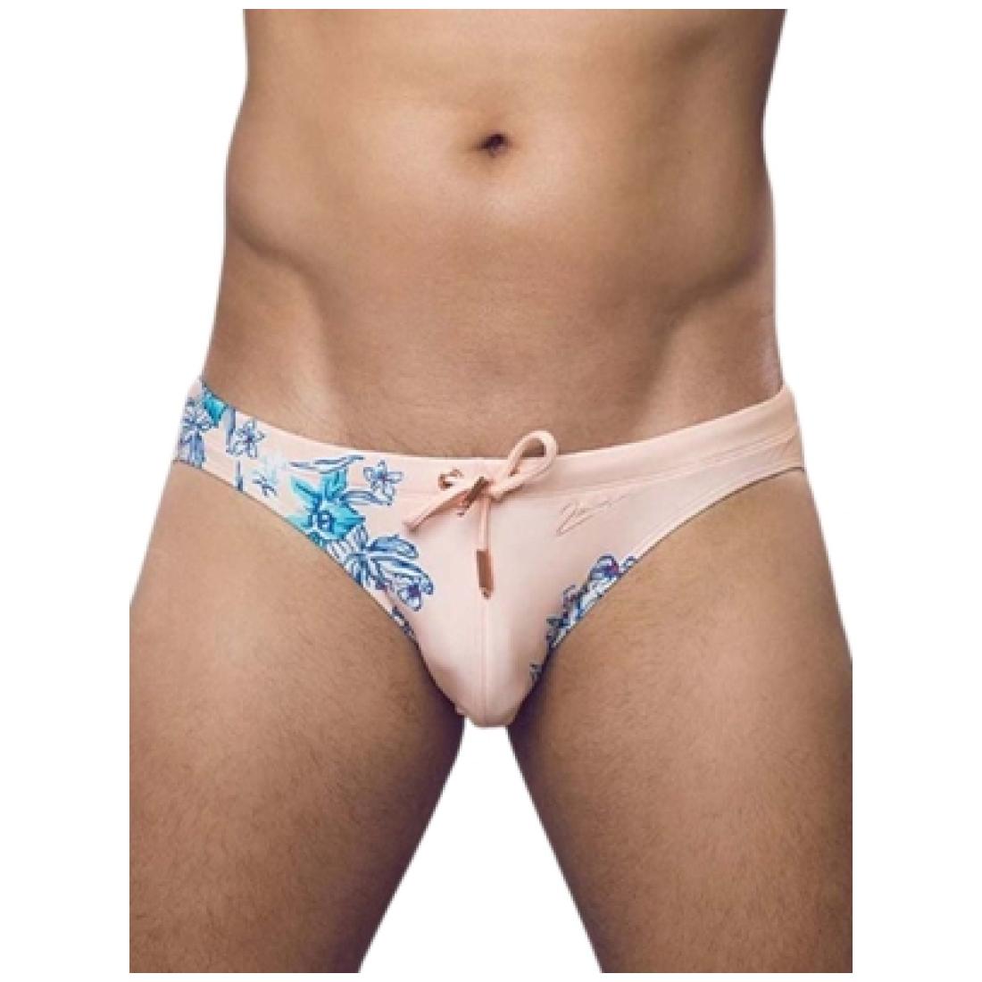 2Eros Print V20 Swim Briefs Swimwear Tahiti Peach