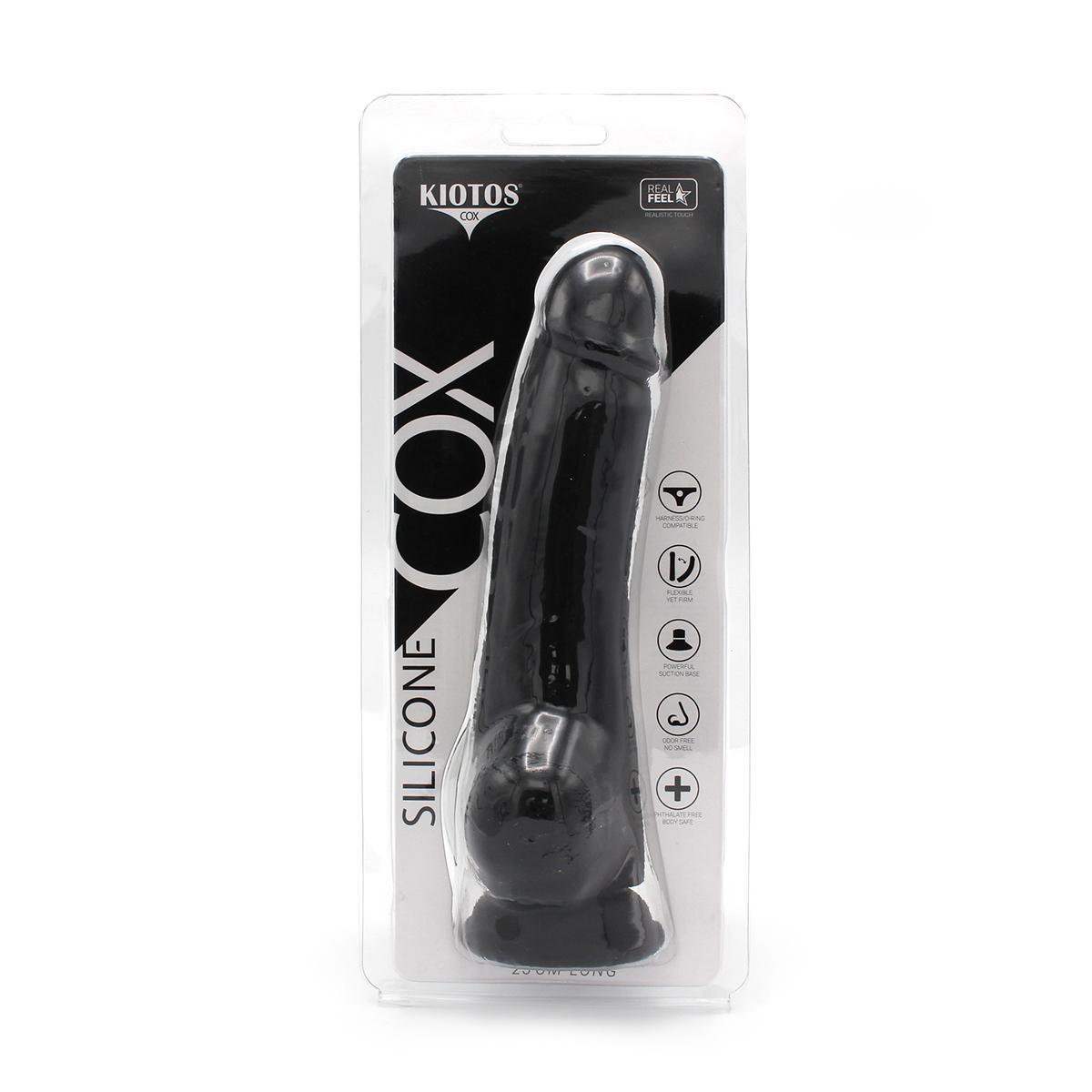 Kiotos COX  045 Silicone, 23 cm, Black
