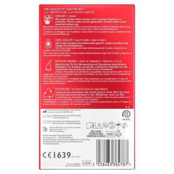 Durex Gefühlsecht Classic Condoms 18pcs, Ø 56mm, 195mm