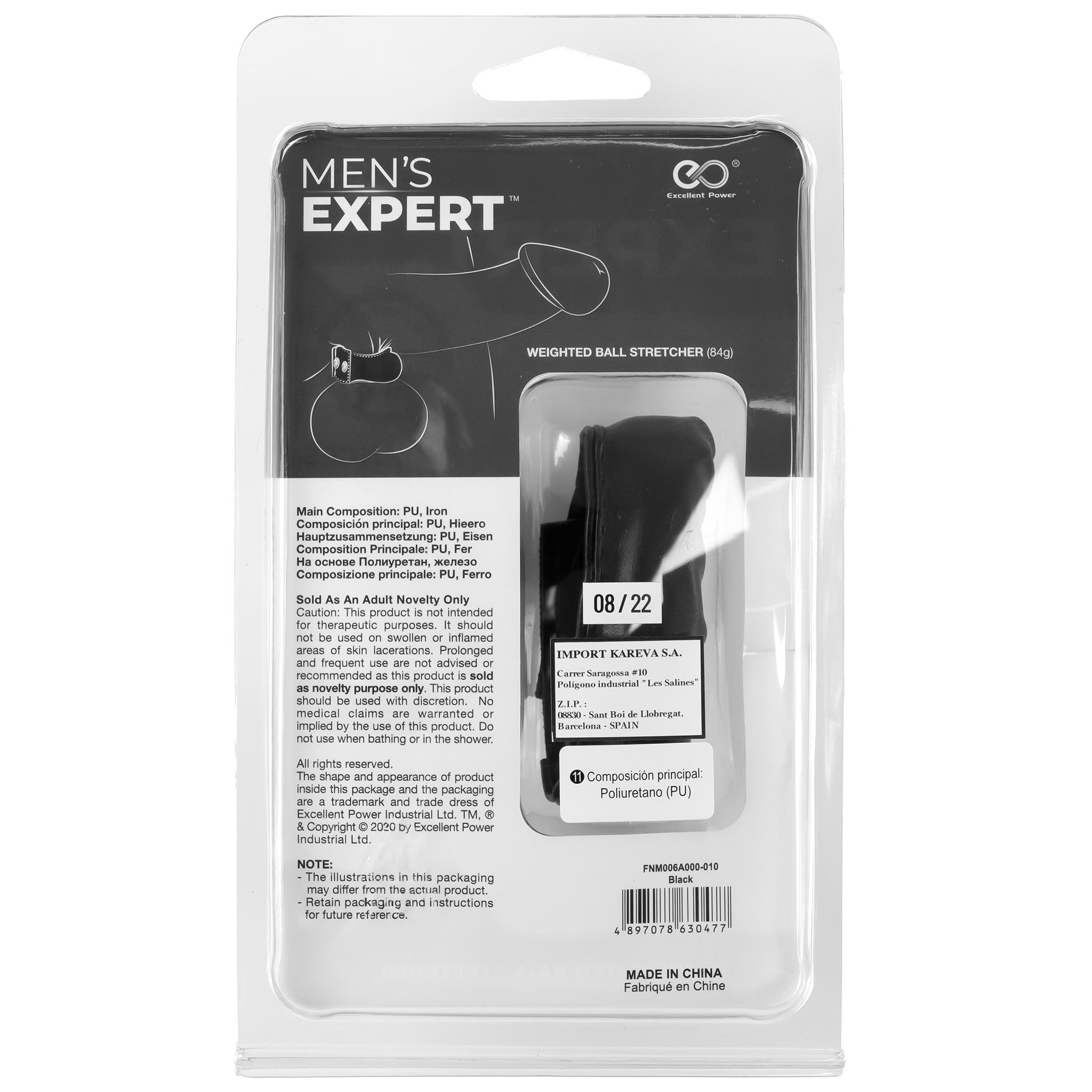 Men's Expert Adjustable Ball Stretcher Small, Black