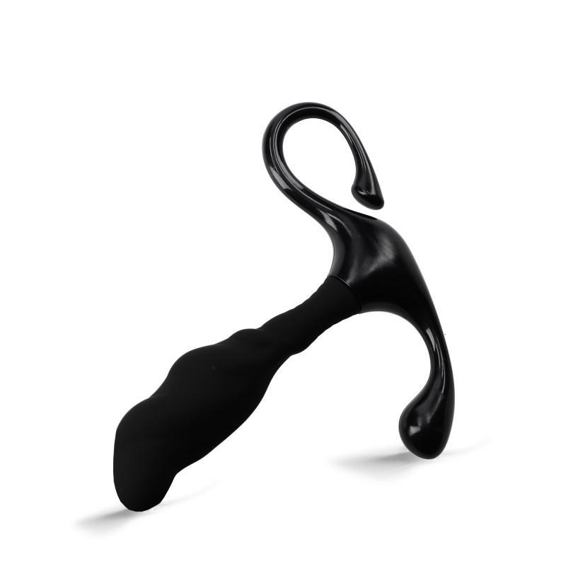 Rude Rider Lion Head Large Prostate Massager, Black