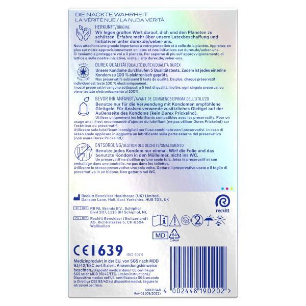 Durex Hautnah Classic Condoms 8 pcs, Extra Thin, Ø 56 mm