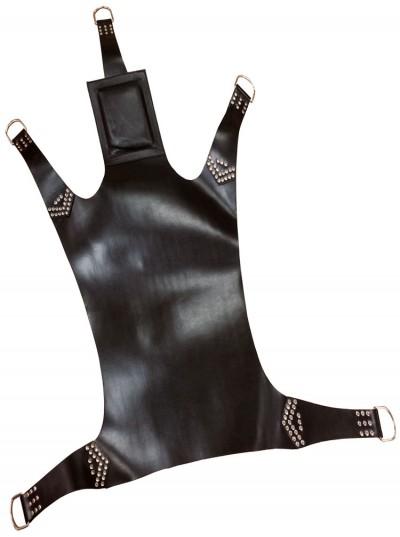 Master Sling Leather Mat with Pillow 5 point black