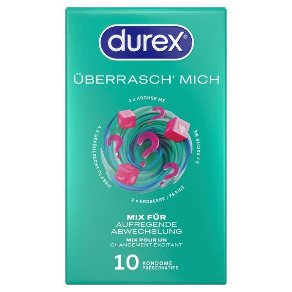 Durex Überrasch Mich Condoms Mix 10 pcs, Ø 52 - 56 mm