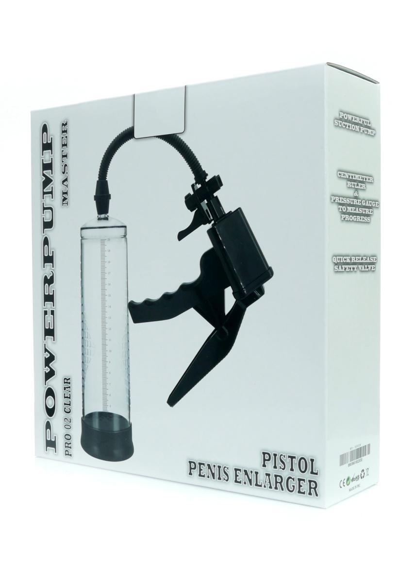 Powerpump Penis Pump PRO 02, Black & Clear
