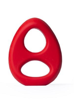 RudeRider Cock & Ball Lifter Cockring, Red, 48 mm