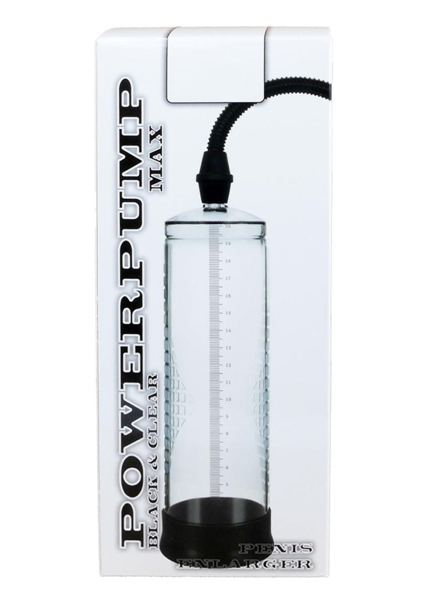 Powerpump Penis Pump MAX, Black & Clear
