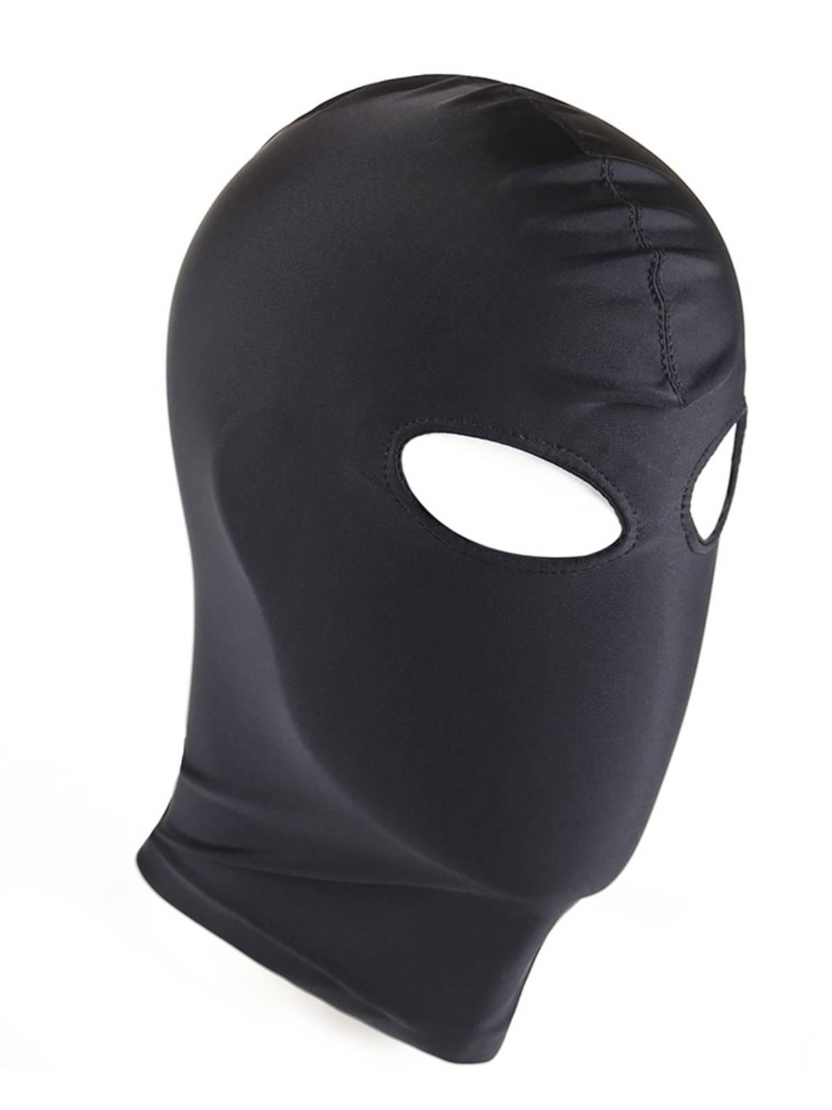 Rude Rider Elastane Hood Eyes Open Black