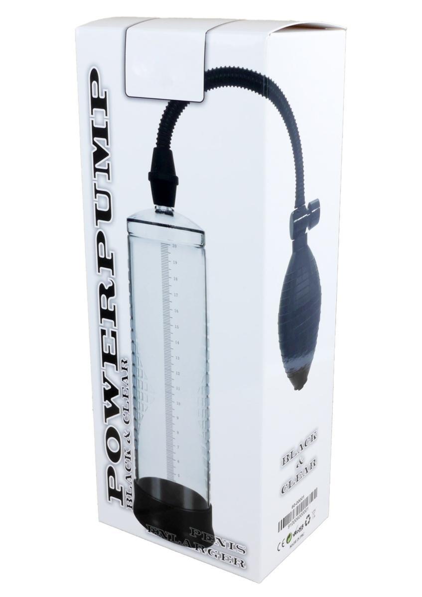 Powerpump Penis Pump, Black & Clear