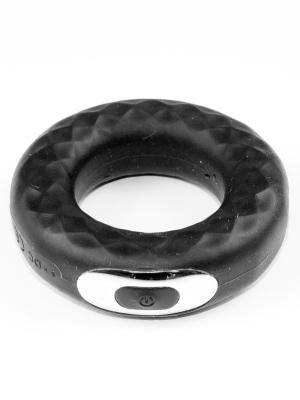 Rude Rider Vibrating Cockring 10 Frequency, Black, ¯ 40 mm