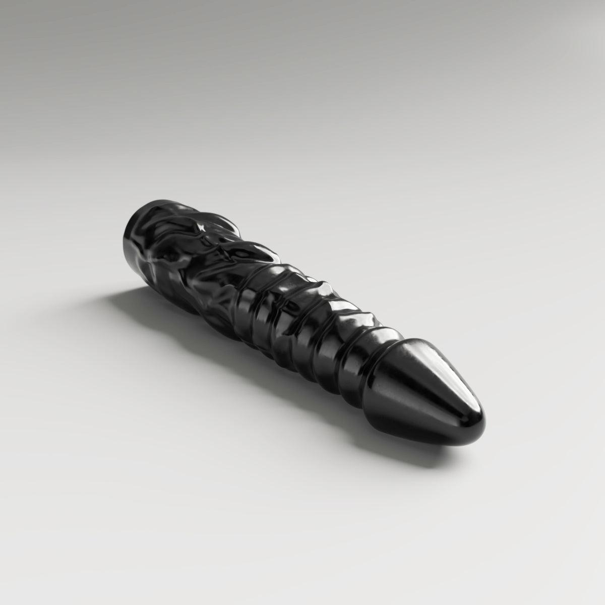 All Black Steroid Allez Dildo, 40 cm