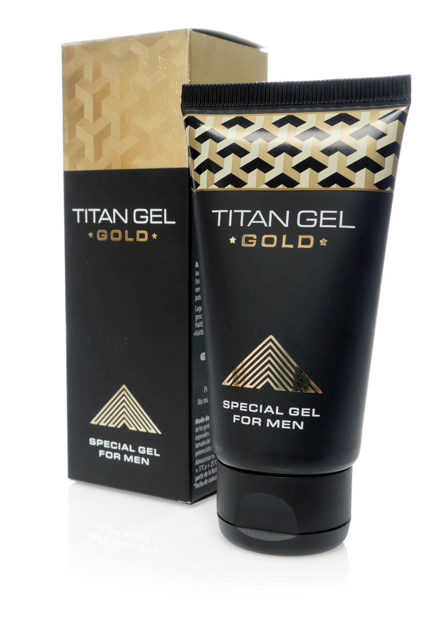 Tantra Titan Gel Gold, PREMIUM Male Enhancement Gel Lubricant 50ml (Original)