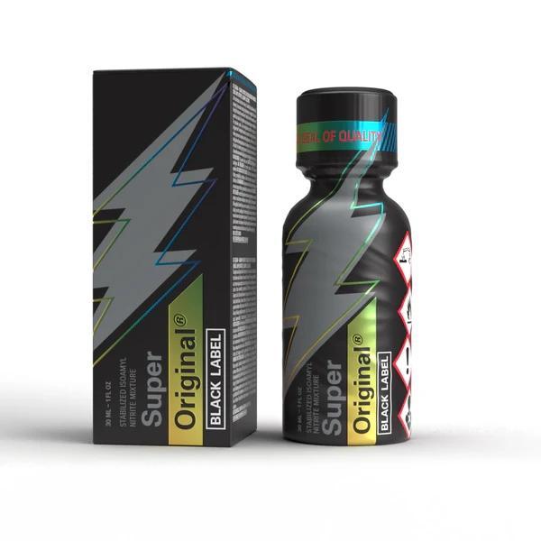 Original Super, Black Label, Amyl - Size: 30 ml - Quantity: Box