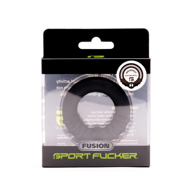 Sport Fucker Silicone Steel Fusion Ring Holeshot Xlarge, Black