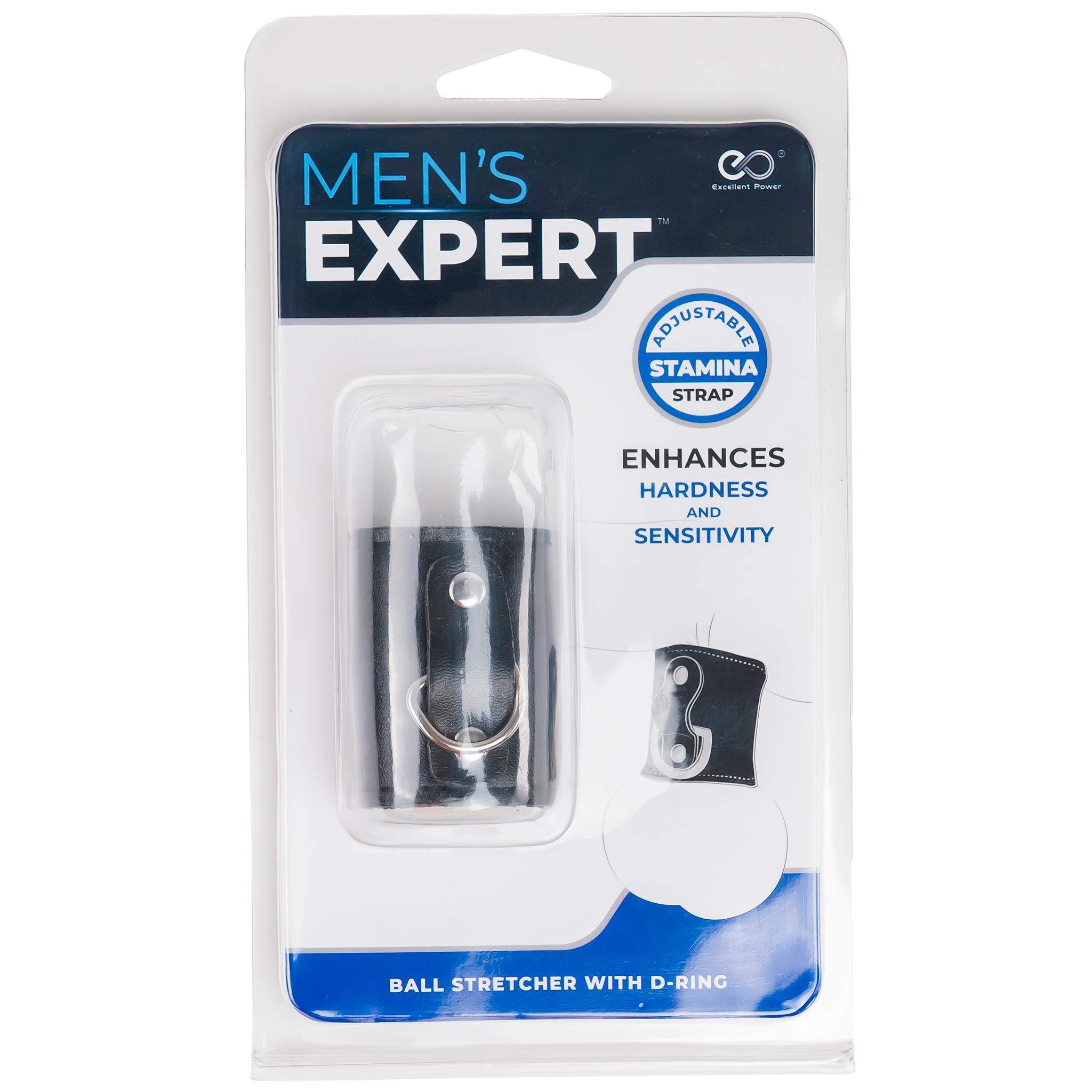 Men's Expert Adjustable Ball Stretcher Large, Black