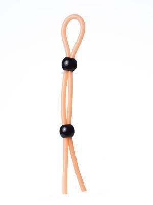 RudeRider Long Hog Tie Cockring, Orange