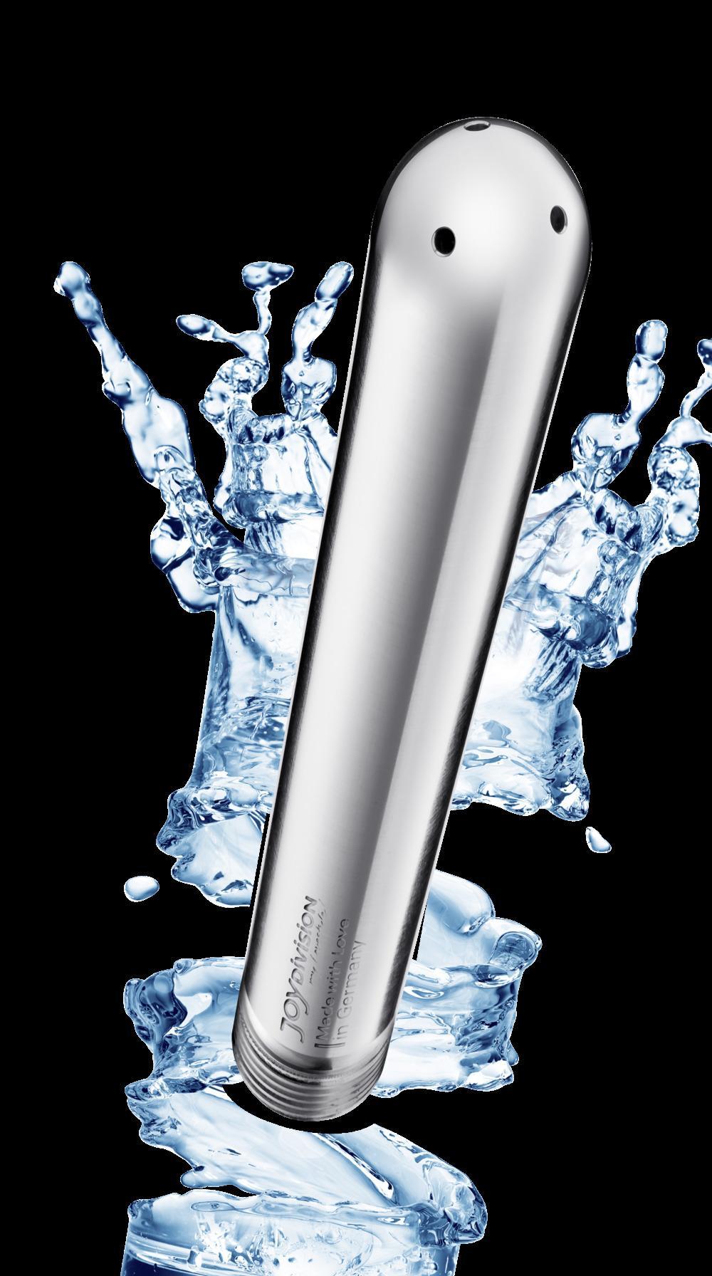 AQUAstick Intimate Douche Attachment with 3 Nozzles, Silver, 15 cm