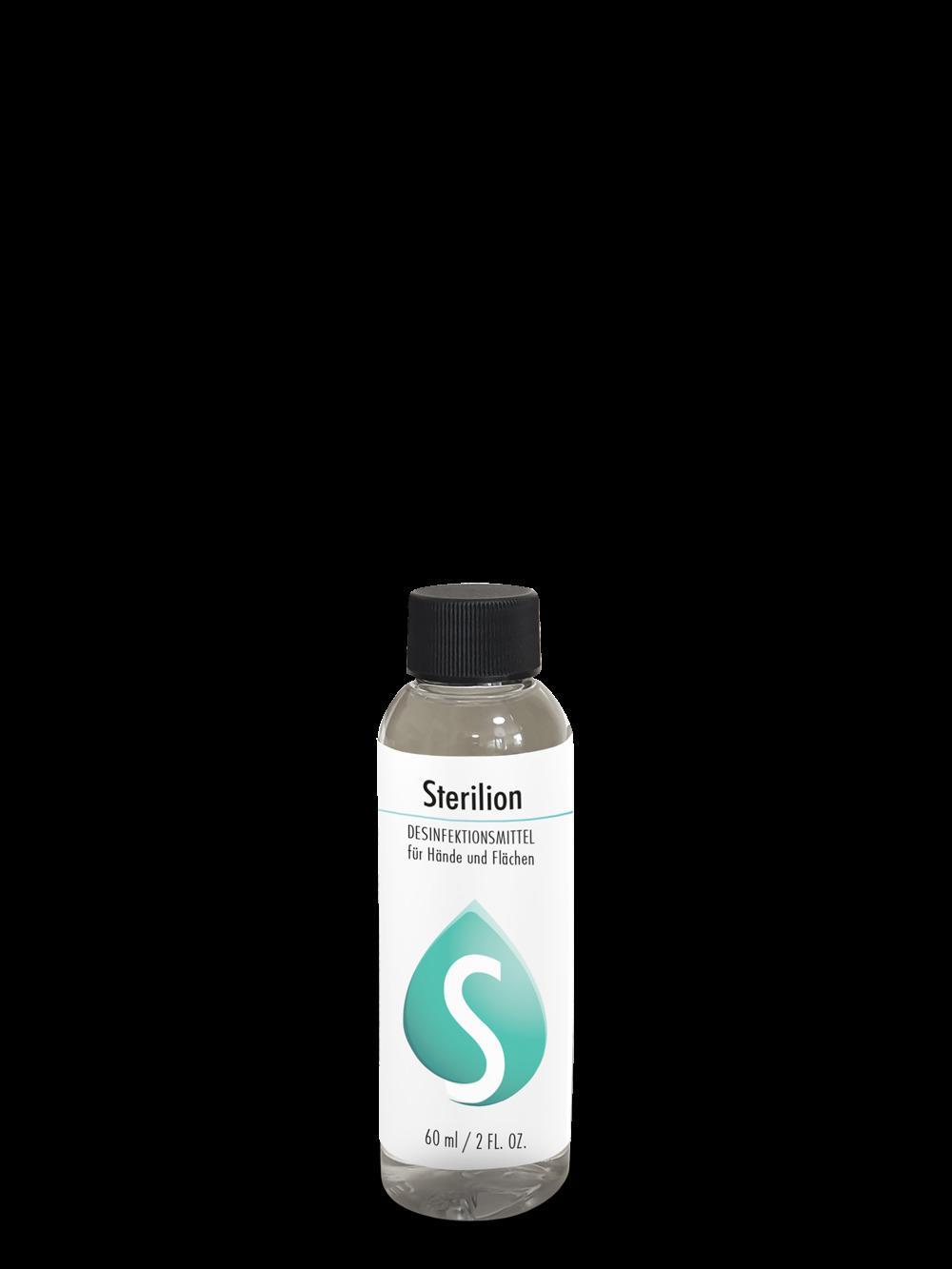 DESINFEKTIONSMITTEL Sterilion für Hände (auch für Flächen geeignet), 60 ml