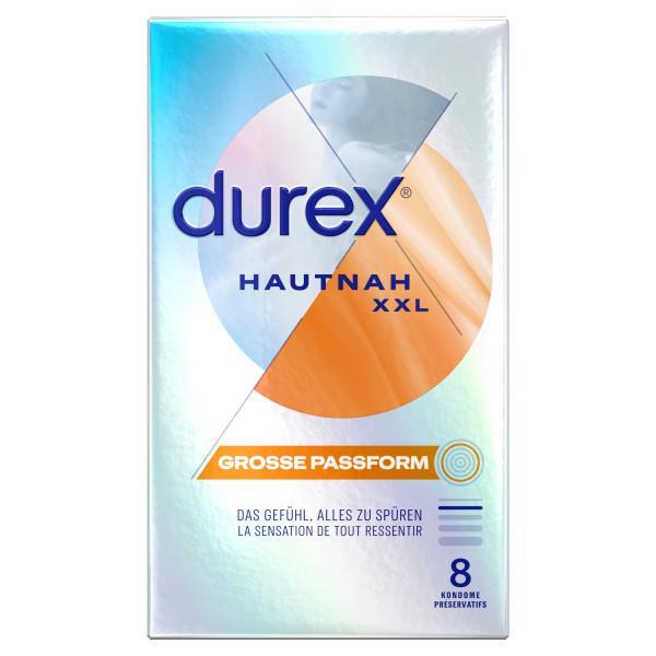 Durex Hautnah XXL Condoms 8 pcs, Extra Thin, Ø 60 mm