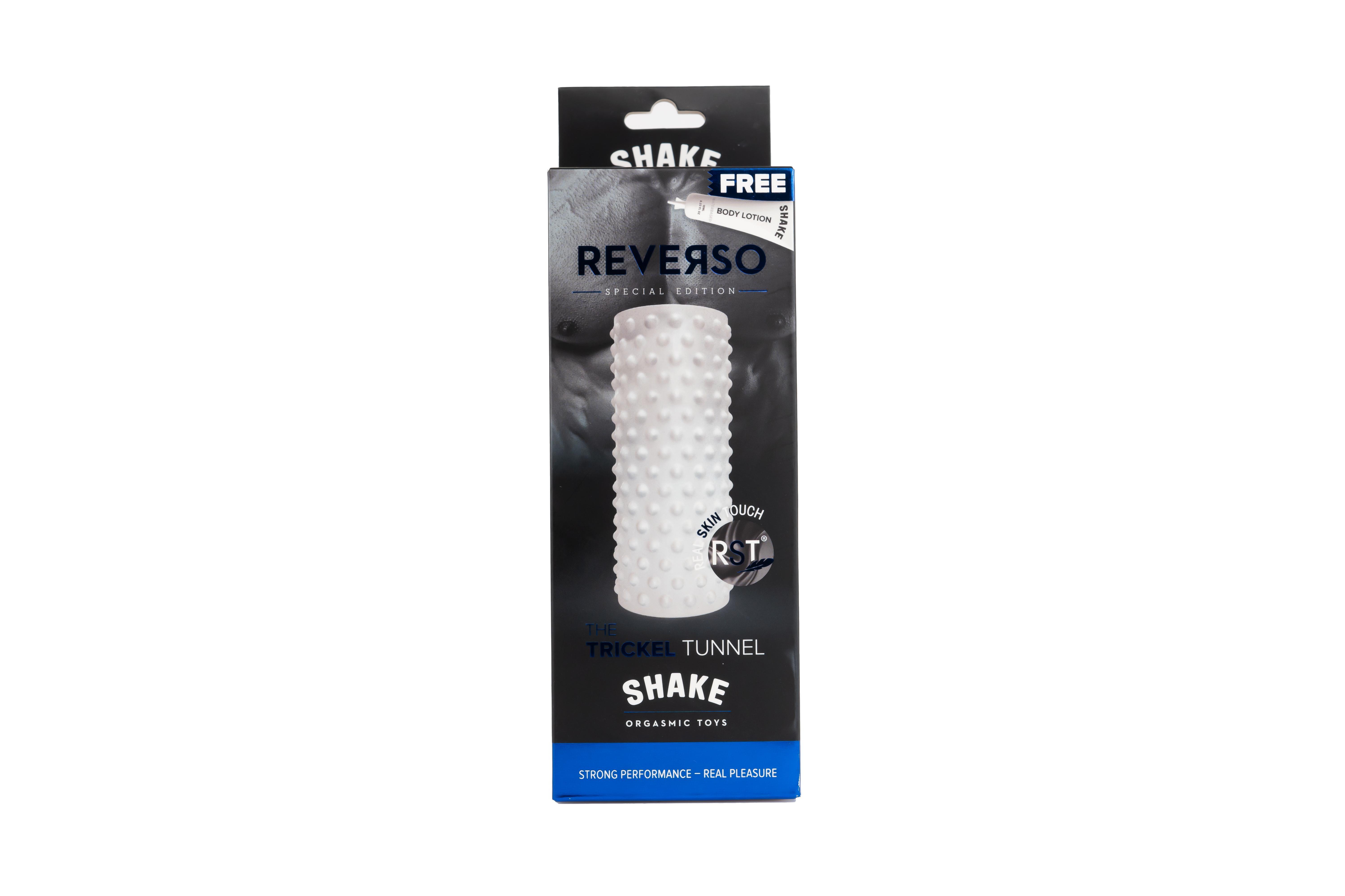 Shake Reverso: The Trickel Masturbator, 14,5 cm, White