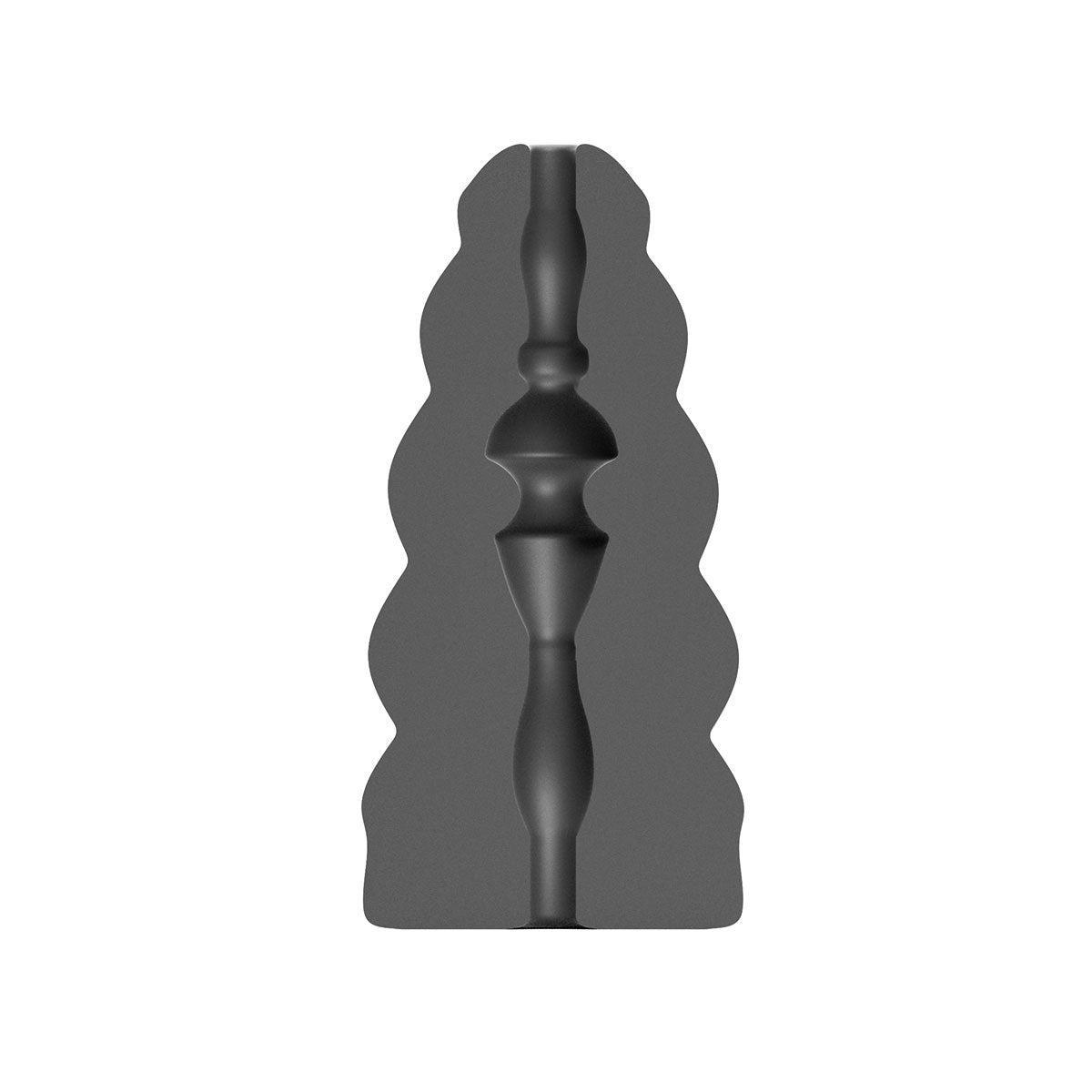 All Black Flick Masturbator, 17 cm