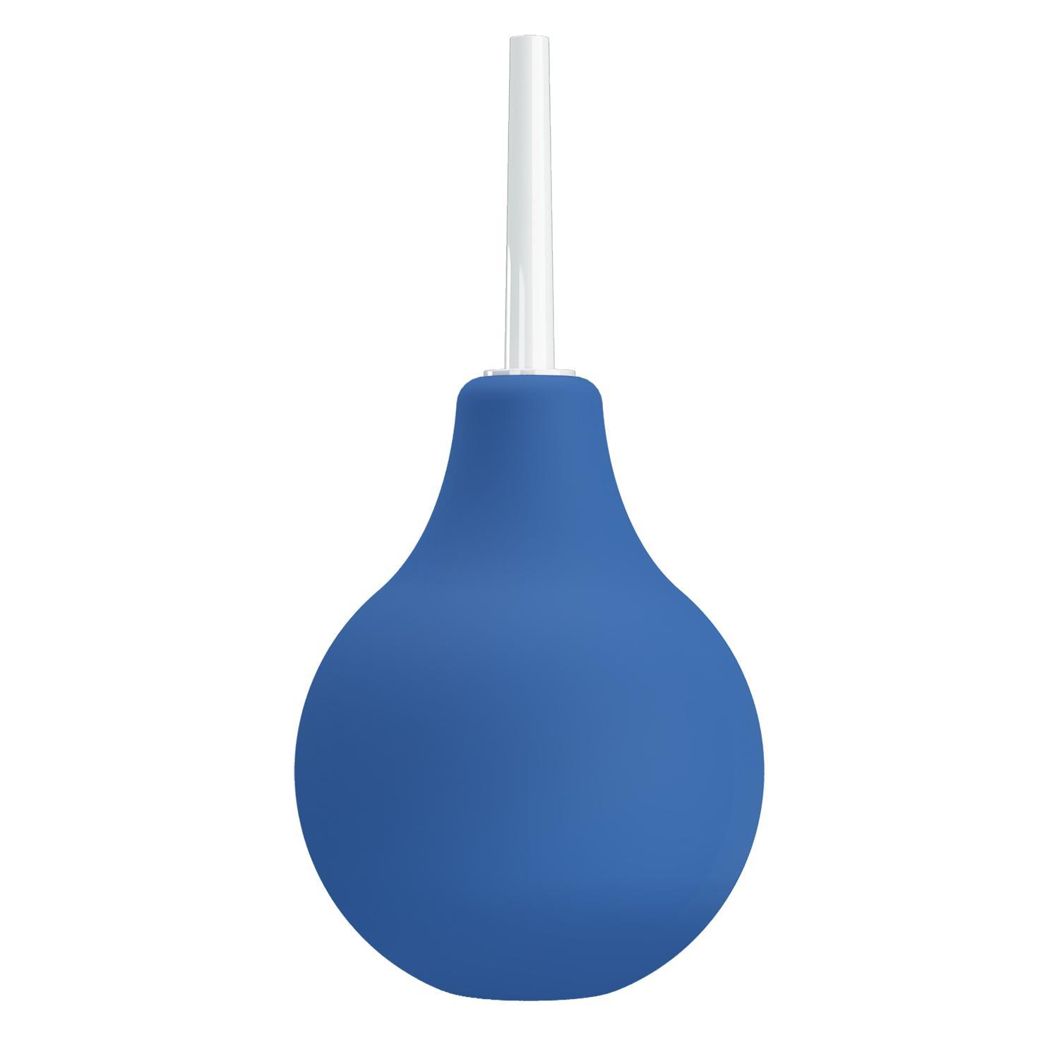 MR PLAY - Anal Douche Enema Cleaner, the nozzle length: 75mm, capacity: 224ml, Color: blue&White