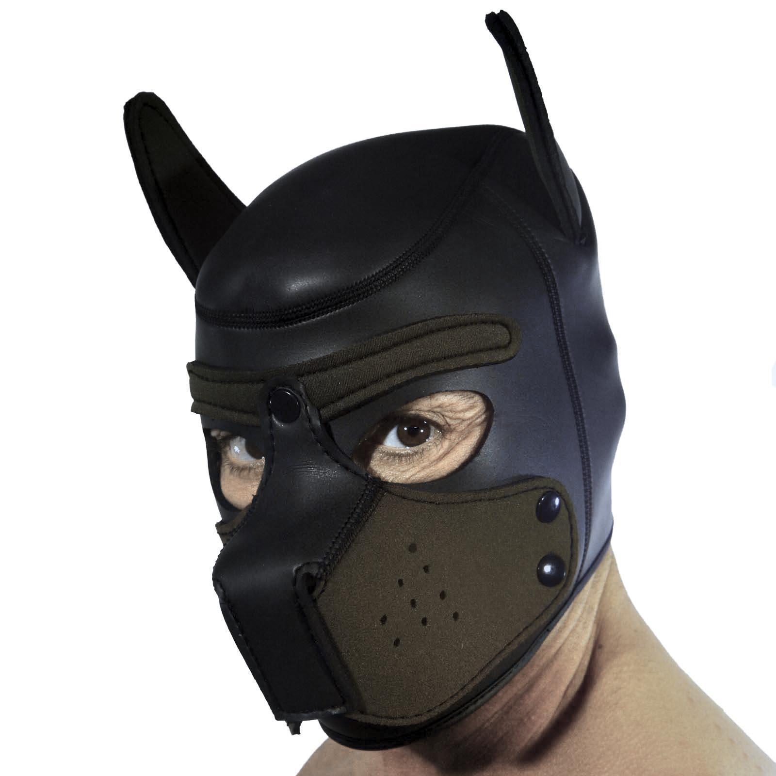 Rude Rider Neoprene Puppy Hood Coffee Brown, L size