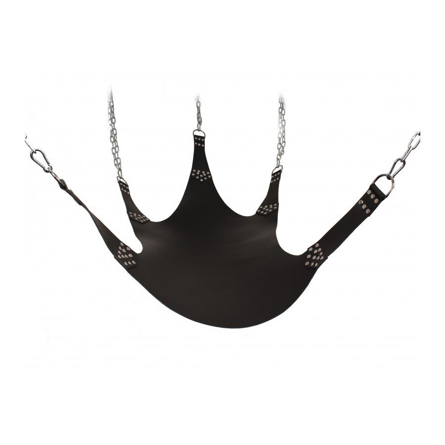 Master Sling Leather Mat 5 Points Black