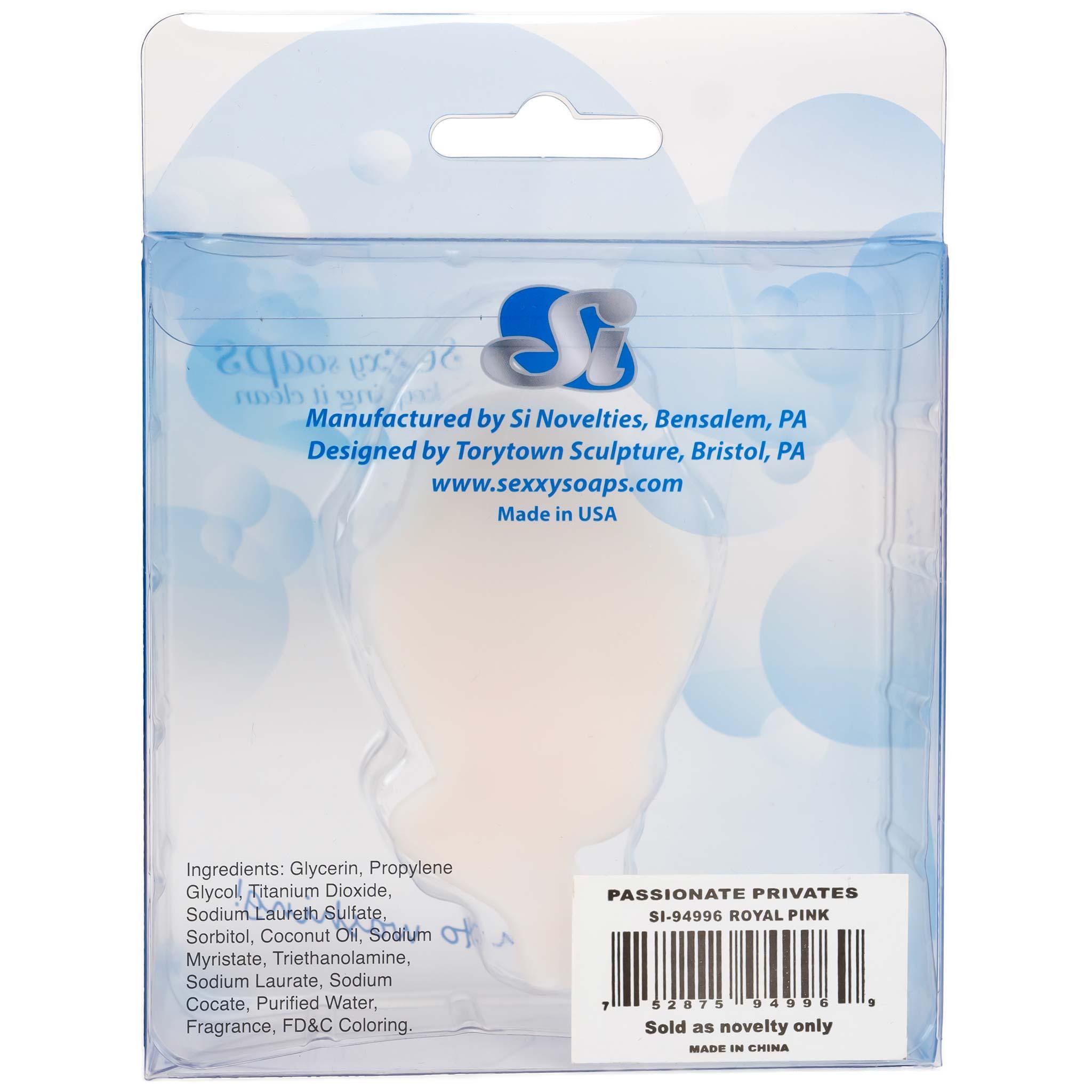 SI Sexxy Soaps Passionate Privates, Pink, Cool Water Scent